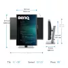 Monitor komputerowy BenQ RD240Q 61,2 cm (24,1 cala) 2560 x 1600 pikseli WQXGA LCD czarny