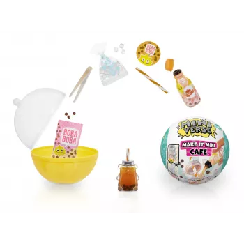 Miniverse Make It Mini Foods: Cafe in PDQ Series 4, 8 lat, Wielokolorowy, Plastik