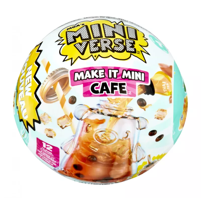 Miniverse Make It Mini Foods: Cafe in PDQ Series 4, 8 lat, Wielokolorowy, Plastik