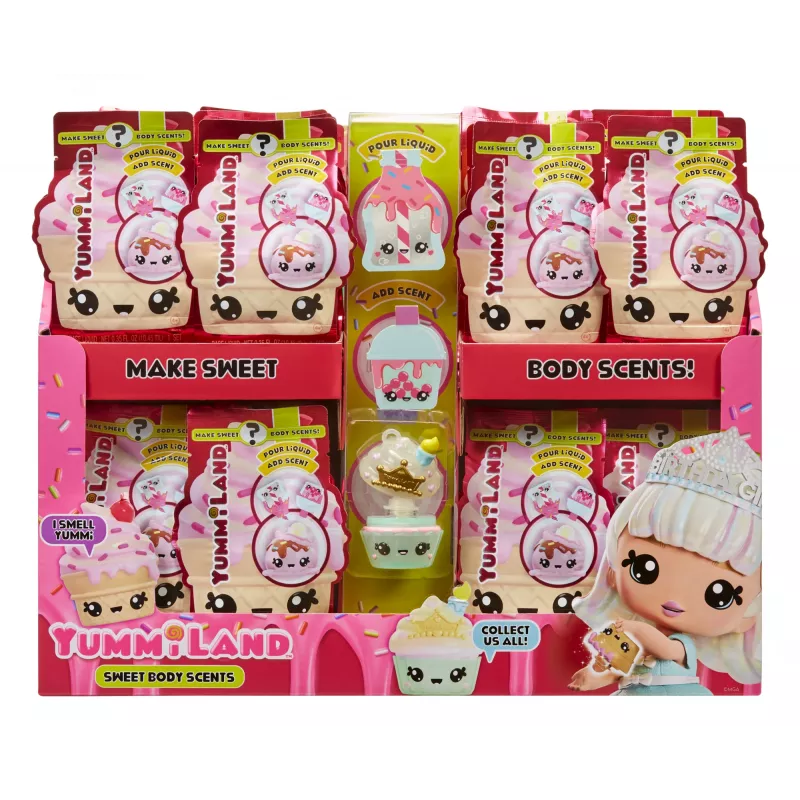 MGA Entertainment Yummiland Num Nom Body Scent Asst in PDQ, 4 lata, Wielokolorowy, Plastik