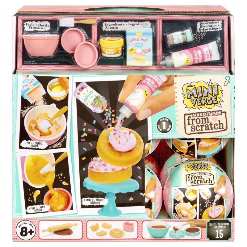 Miniverse Make It Mini From Scratch w serii PDQ 1, 8 lat, Wielokolorowy, Plastik