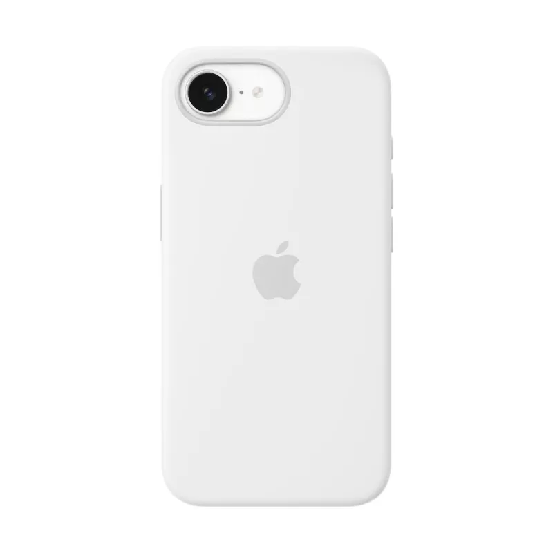 APPLE Silikonowe etui iPhone 16e białe