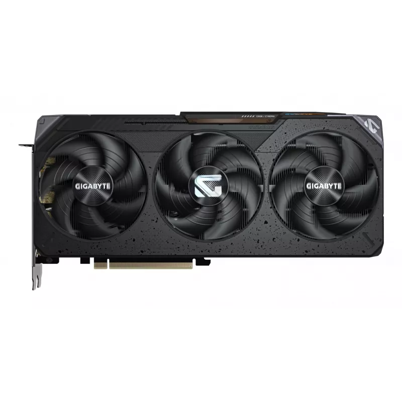 Karta graficzna GIGABYTE Radeon RX 9070 — 16 GB GDDR6, PCIe 5.0, 256-bit, taktowanie boost 2700 MHz, 2×HDMI 2.1b, 2×DP 2.1a, 3 wentylatory