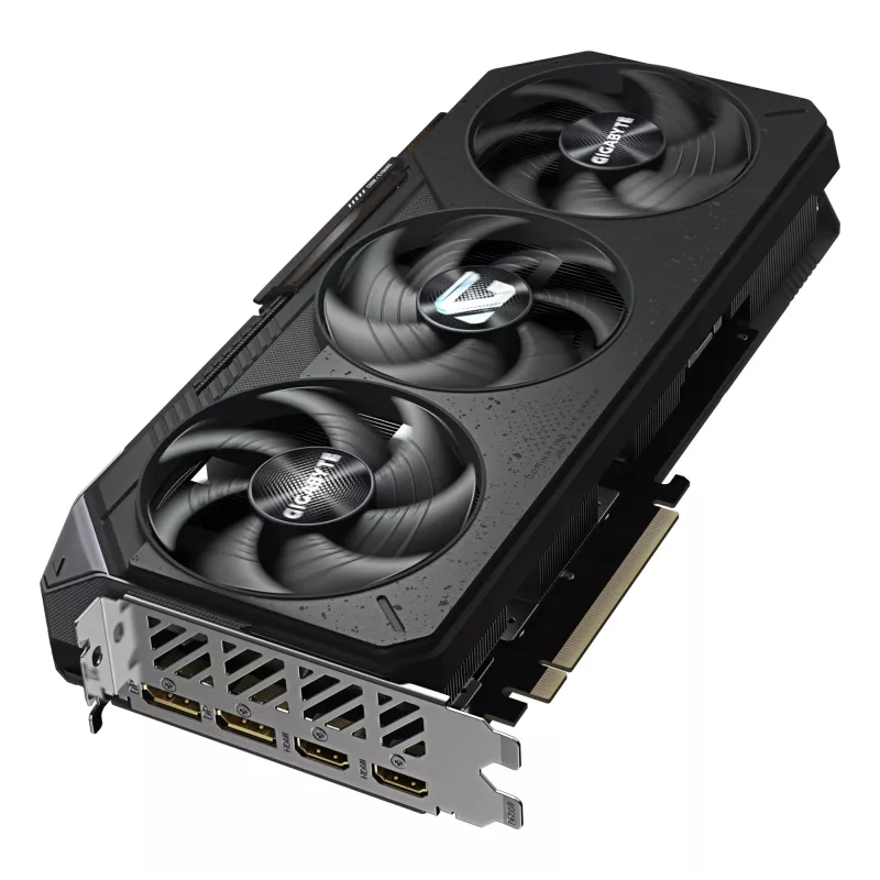 Karta graficzna GIGABYTE Radeon RX 9070 — 16 GB GDDR6, PCIe 5.0, 256-bit, taktowanie boost 2700 MHz, 2×HDMI 2.1b, 2×DP 2.1a, 3 wentylatory