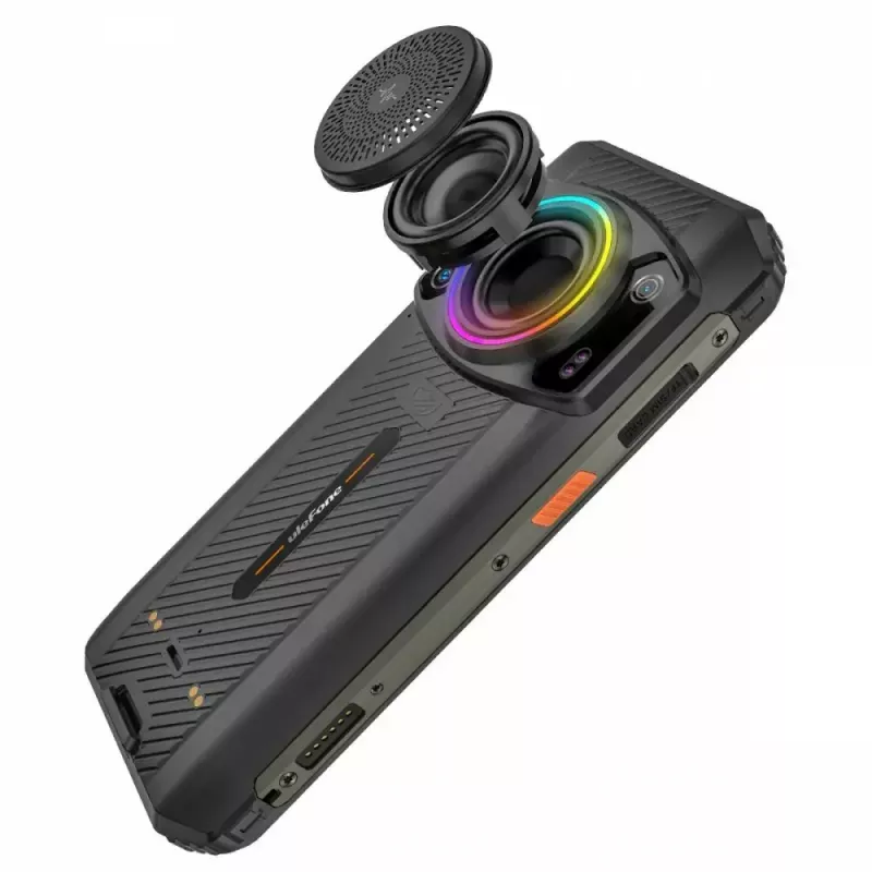 Smartfon UleFone Armor 21 — wyświetlacz 6,58 cala, 8 GB RAM, 256 GB pamięci, czarny