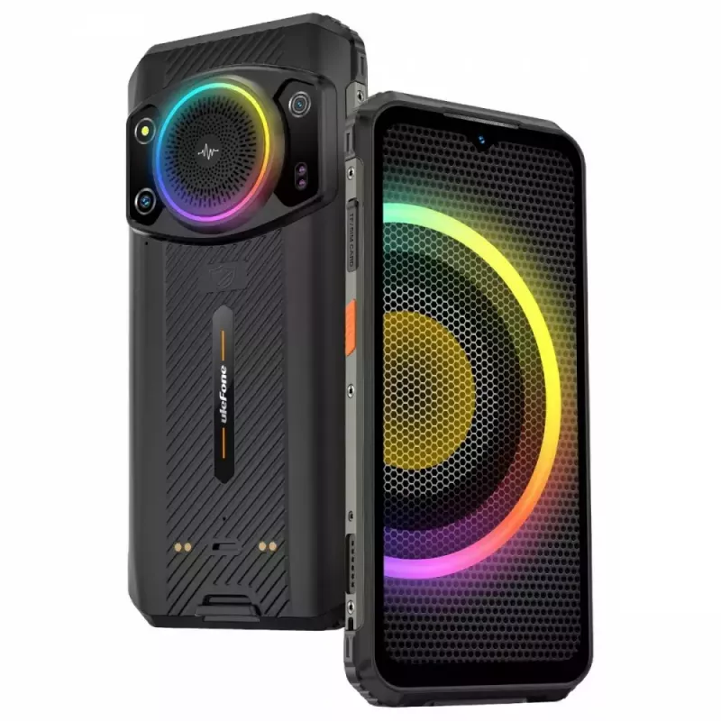 Smartfon UleFone Armor 21 — wyświetlacz 6,58 cala, 8 GB RAM, 256 GB pamięci, czarny