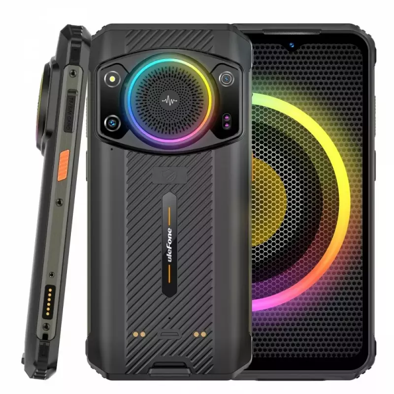 Smartfon UleFone Armor 21 — wyświetlacz 6,58 cala, 8 GB RAM, 256 GB pamięci, czarny