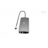 Metalowa stacja dokująca i-tec Metal USB-C Nano 3x Display Dock, 2x HDMI 1x USB-C wideo + Power Delivery 140 W