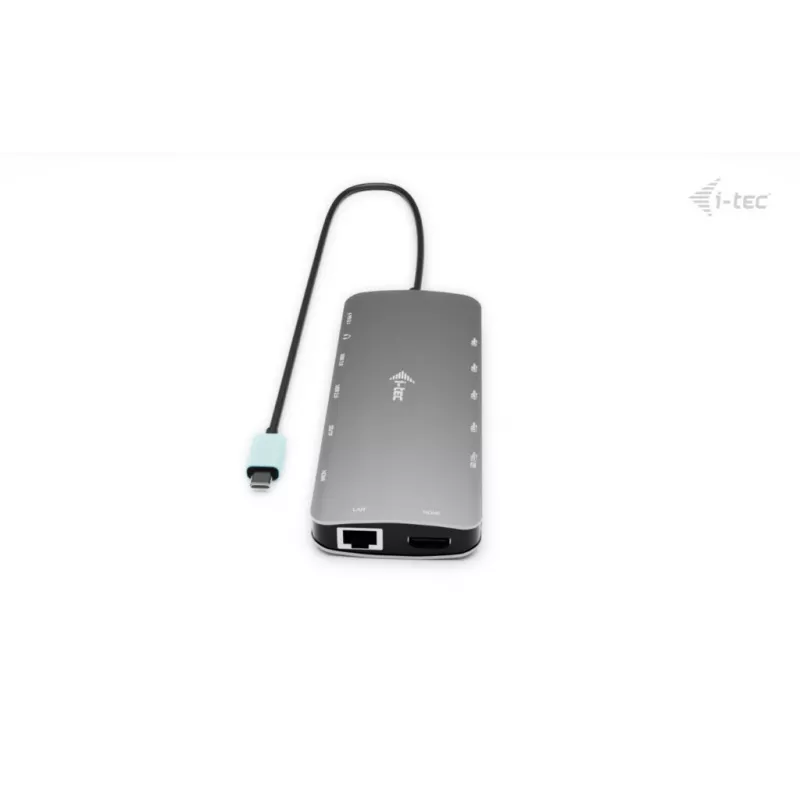 i-tec Metal USB-C Nano 3x Display Dock, 2x HDMI 1x USB-C video z Power Delivery 140W + ładowarka uniwersalna 140 W