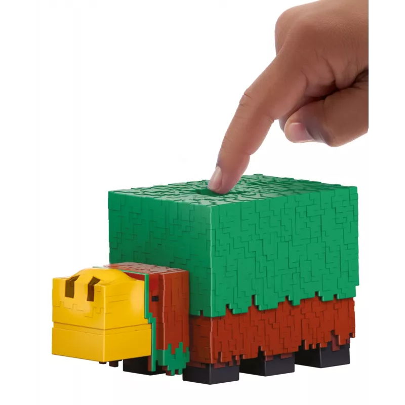 Minecraft Sniffer Action Figure z dźwiękami z gry, figurka kolekcjonerska w skali 3,25 cala