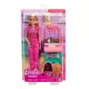 Barbie Baby Doctor Lalka z Blond Włosami, Modowa Lalka, 1 Niemowlę, Meble i Akcesoria