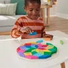 Fisher-Price Drewniana Geometryczna Układanka Mandala dla Maluchów i Dzieci, 40 Drewnianych Elementów