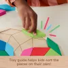 Fisher-Price Drewniana Geometryczna Układanka Mandala dla Maluchów i Dzieci, 40 Drewnianych Elementów