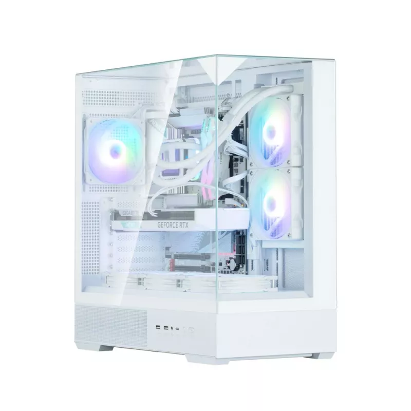 Obudowa PC Zalman P40 Prism biały Midi Tower