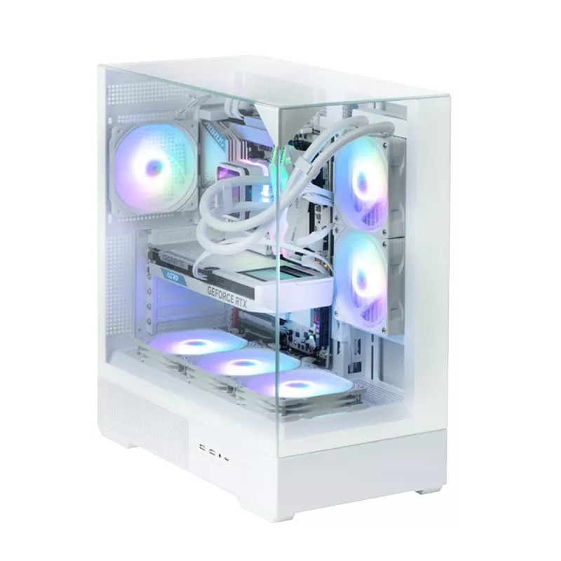 Obudowa PC Zalman P40 Prism biały Midi Tower