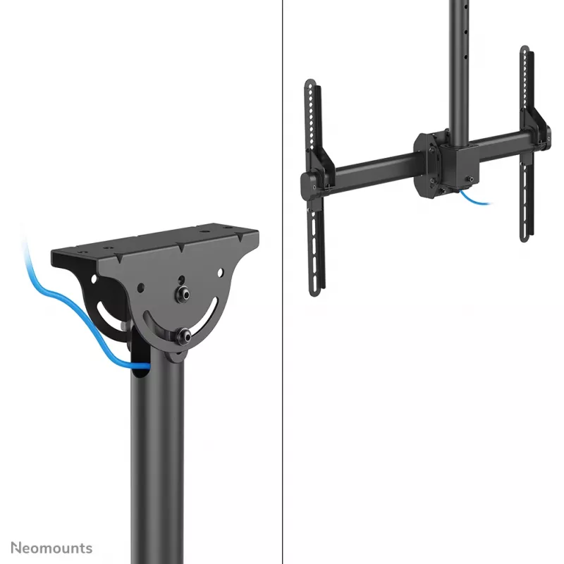 Neomounts CL35-440BL16L Uchwyt sufitowy do monitora/telewizora 37-70 cali - wys. 106-156 cm