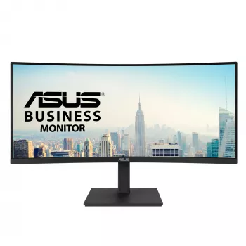 ASUS VA34VCPSR monitor komputerowy 86,4 cm (34 cale) 3440 x 1440 pikseli Wide Quad HD LCD Czarny