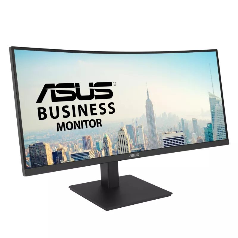 ASUS VA34VCPSR monitor komputerowy 86,4 cm (34 cale) 3440 x 1440 pikseli Wide Quad HD LCD Czarny