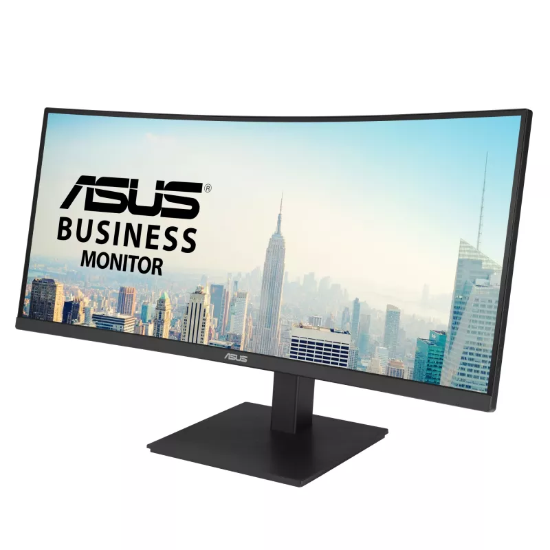 ASUS VA34VCPSR monitor komputerowy 86,4 cm (34 cale) 3440 x 1440 pikseli Wide Quad HD LCD Czarny