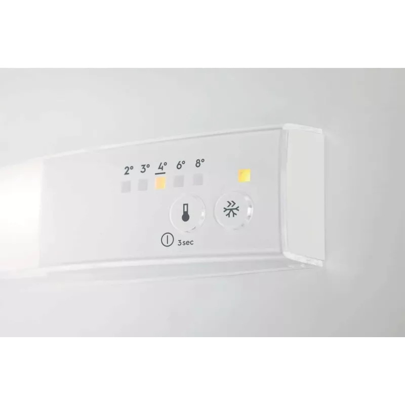 Lodówka do zabudowy Electrolux LNT6NE18S — 257 l, sterowanie dotykowe, zamrażalnik dolny, No Frost, biała