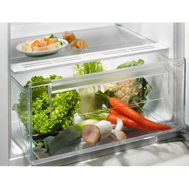 Lodówka do zabudowy Electrolux LRB3AE12S — 208 L, chłodzenie statyczne, drzwi odwracalne, oświetlenie LED