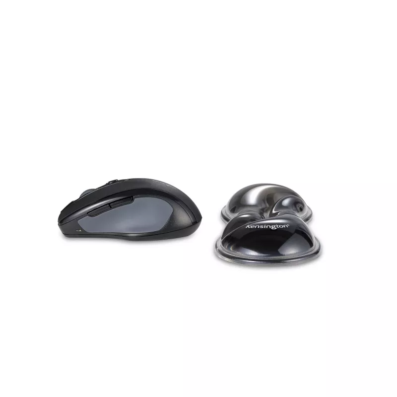 Podkładka pod nadgarstek Kensington cienki Duo Gel mysz/Trackball - szara, szara, żel, termoplastyczny poliuretan (TPU), Chiny, MIL-STD-810H Metoda 504.3 Zanieczyszczenie płynami, 192 mm, 72 mm