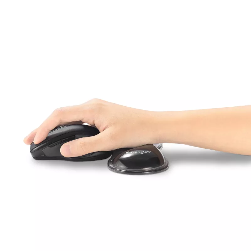 Podkładka pod nadgarstek Kensington cienki Duo Gel mysz/Trackball - szara, szara, żel, termoplastyczny poliuretan (TPU), Chiny, MIL-STD-810H Metoda 504.3 Zanieczyszczenie płynami, 192 mm, 72 mm