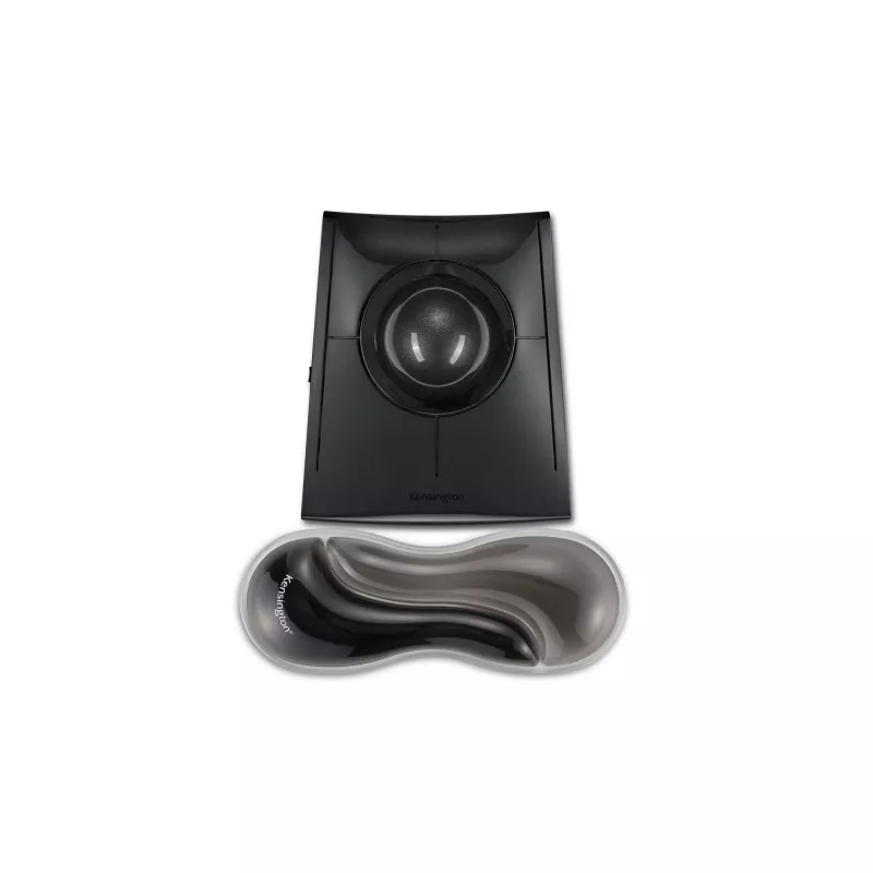Podkładka pod nadgarstek Kensington cienki Duo Gel mysz/Trackball - szara, szara, żel, termoplastyczny poliuretan (TPU), Chiny, MIL-STD-810H Metoda 504.3 Zanieczyszczenie płynami, 192 mm, 72 mm