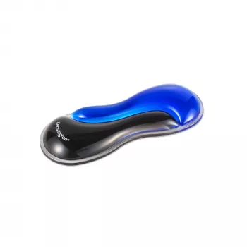 Kensington cienki Duo Gel, podkładka pod nadgarstek pod mysz/trackball - niebieska, niebieski, Gel, Termoplastyczny poliuretan (TPU), Chiny, MIL-STD-810H Method 504.3 Contamination by Fluids, 192 mm, 72 mm