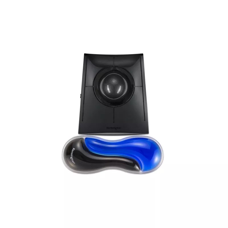 Kensington cienki Duo Gel, podkładka pod nadgarstek pod mysz/trackball - niebieska, niebieski, Gel, Termoplastyczny poliuretan (TPU), Chiny, MIL-STD-810H Method 504.3 Contamination by Fluids, 192 mm, 72 mm