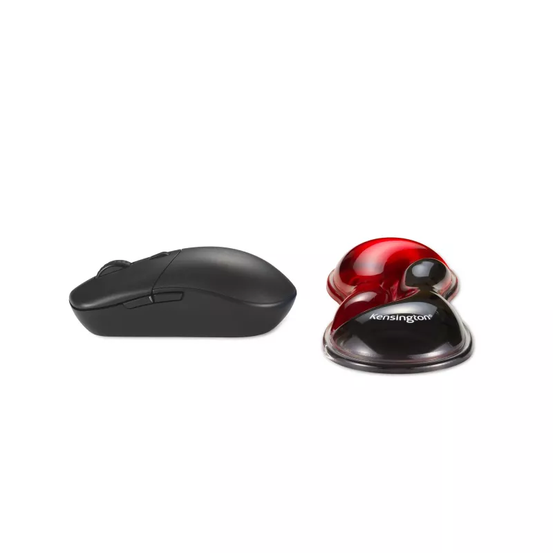 Podkładka pod nadgarstek Kensington Slim Duo Gel do myszy/trackballa – czerwony
