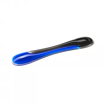 Kensington cienki Duo Gel klawiatura Wrist Rest - niebieski, niebieski, Gel, Thermoplastic polyurethane (TPU), China, MIL-STD-810H Method 504.3 Contamination by Fluids, 490 mm, 95 mm