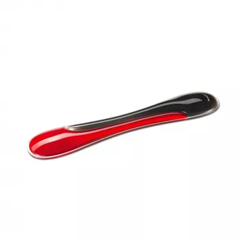 Kensington cienki Duo Gel Podkładka pod nadgarstki do klawiatury - Czerwony, Czerwony, Żel, Termoplastyczny poliuretan (TPU), Chiny, MIL-STD-810H Method 504.3 Contamination by Fluids, 490 mm, 95 mm