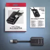 Obudowa SSD AXAGON ADM2-AM USB-A 10Gbps dla pojedynczego dysku M.2 NVMe/SATA, kabel 10 cm, czarna