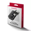 Obudowa SSD AXAGON ADM2-AM USB-A 10Gbps dla pojedynczego dysku M.2 NVMe/SATA, kabel 10 cm, czarna