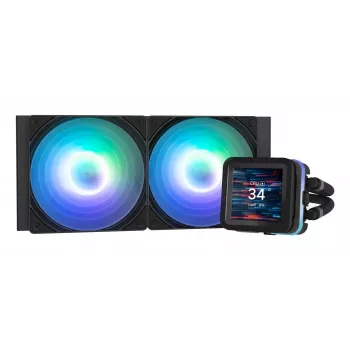 Zalman ALPHA2 DS A24 Czarny system chłodzenia komputera Procesor Chłodzenie cieczą All-in-one 12 cm 1 szt.