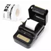 Drukarka etykiet NIIMBOT B21S Czarna — kompaktowa drukarka rolkowa Bluetooth, szerokość druku 50 mm, 60 mm/s, Li-Ion 1200 mAh