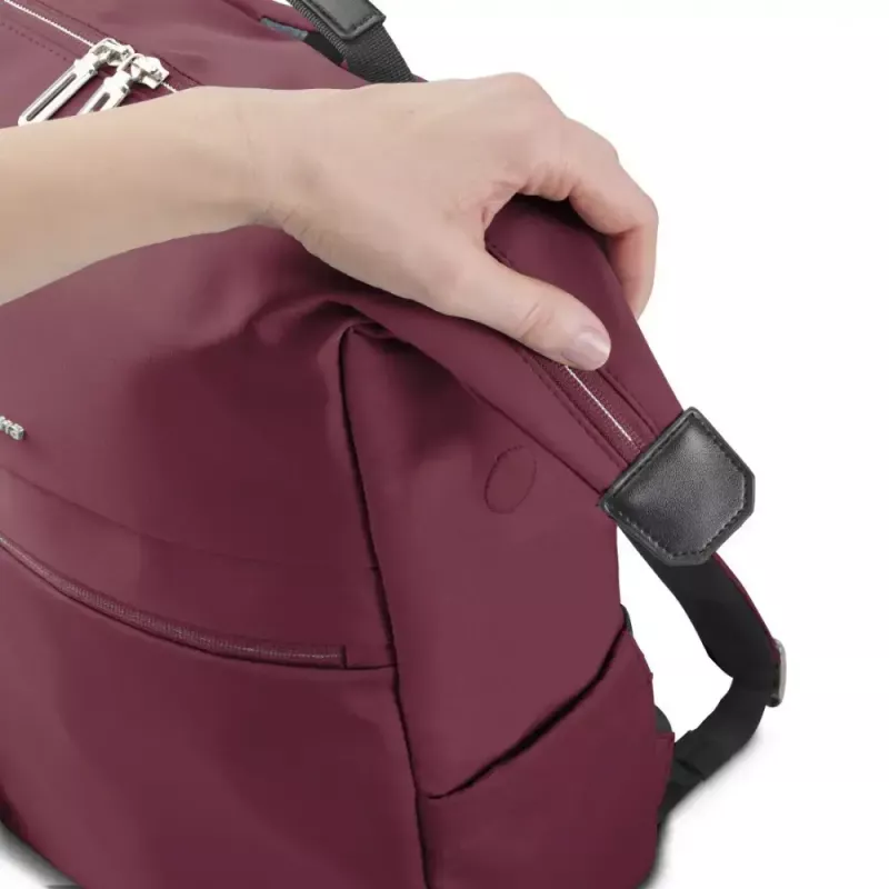 Plecak na laptopa HAMA 227060 do laptopów 16,2 cala, czerwony, wyściełana przegroda na laptopa