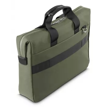 Torba na laptop HAMA ultimate 227063 — zielona, mieści laptopy do 15,6 cala, wyściełana komora, przednia kieszeń, pasek na ramię