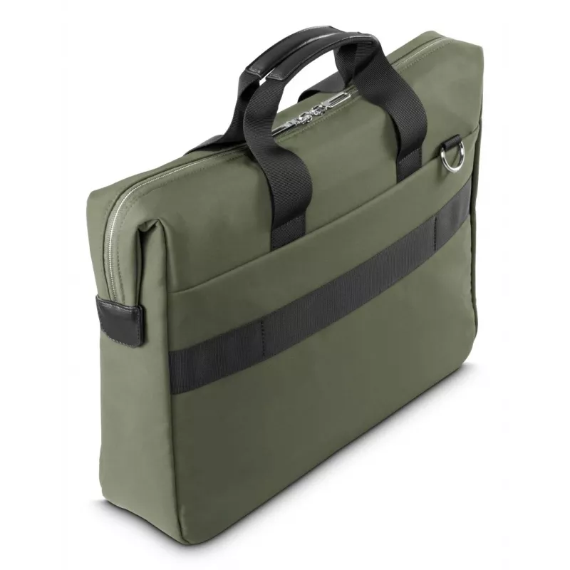 Torba na laptop HAMA ultimate 227063 — zielona, mieści laptopy do 15,6 cala, wyściełana komora, przednia kieszeń, pasek na ramię
