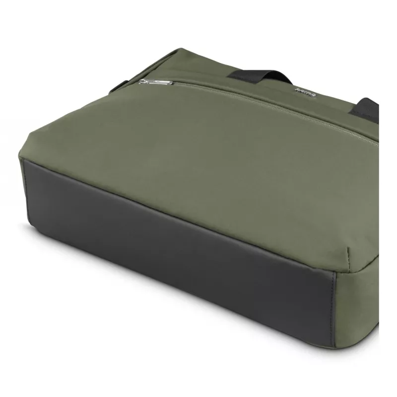 Torba na laptop HAMA ultimate 227063 — zielona, mieści laptopy do 15,6 cala, wyściełana komora, przednia kieszeń, pasek na ramię