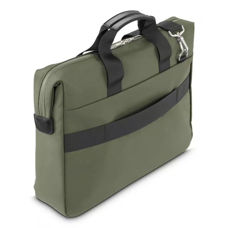 Torba na laptop HAMA ultimate 227063 — zielona, mieści laptopy do 15,6 cala, wyściełana komora, przednia kieszeń, pasek na ramię