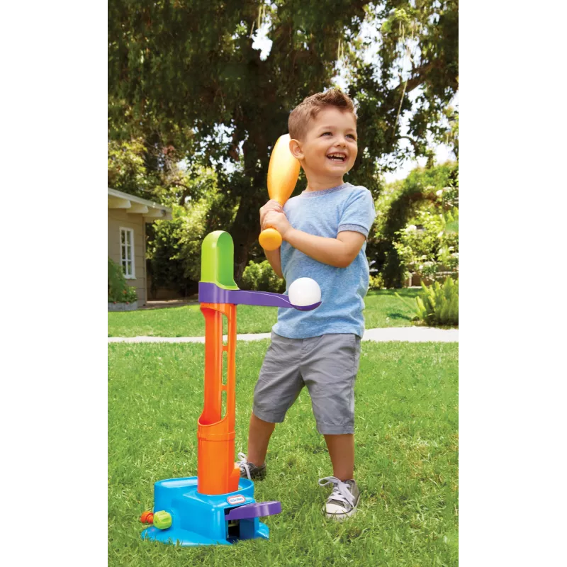 Little Tikes Triple Play Splash T-Ball Set, 2 lata Little Tikes Triple Play Splash T-Ball Set. Zalecany wiek (min): 2 lata, Zalecany wiek (max): 8 lat