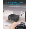 ICY BOX IB-1233CL-CR USB 3.2 Gen 1 (3.1 Gen 1) Type-A Czarny