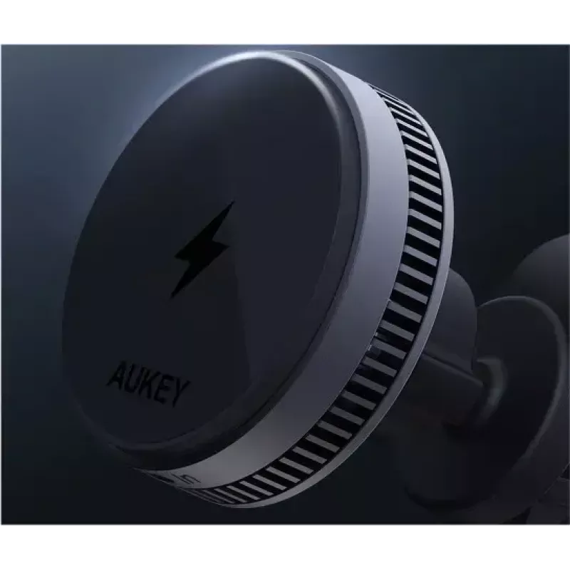 Uchwyt samochodowy Aukey Wireless Charging Mount HD-MC13A kompatybilny z MagSafe, do kratki nawiewu, do iPhone'a, ładowanie bezprzewodowe 15 W