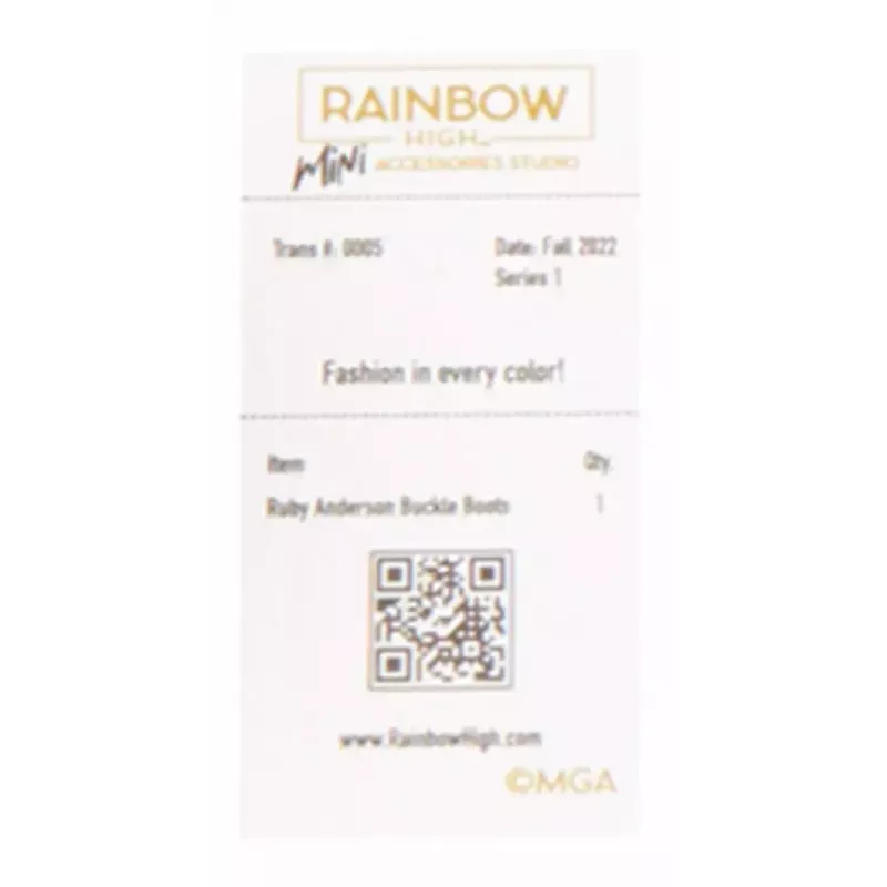 Opakowanie ekspozycyjne Mga Accessories Rainbow High Shoes, 27 sztuk — różnorodne akcesoria do butów dla lalek