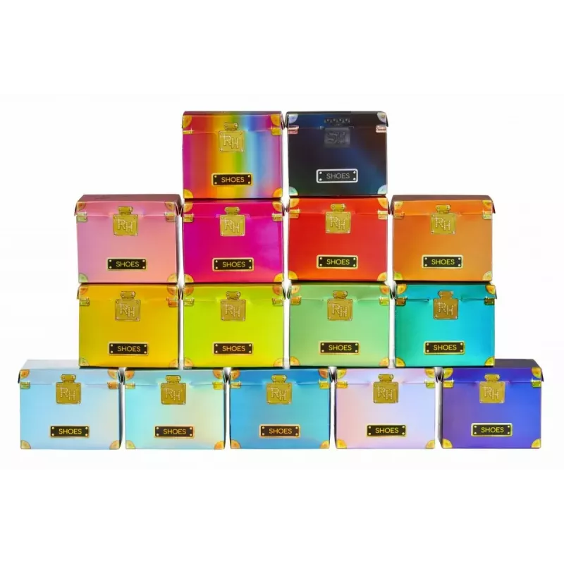 Opakowanie ekspozycyjne Mga Accessories Rainbow High Shoes, 27 sztuk — różnorodne akcesoria do butów dla lalek