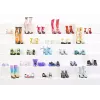 Opakowanie ekspozycyjne Mga Accessories Rainbow High Shoes, 27 sztuk — różnorodne akcesoria do butów dla lalek