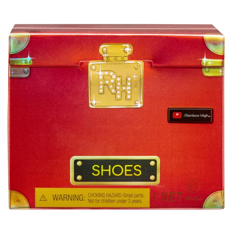 Rainbow High Akcesoria Studio Seria 1, Asortyment S w PDQ Buty dla lalek