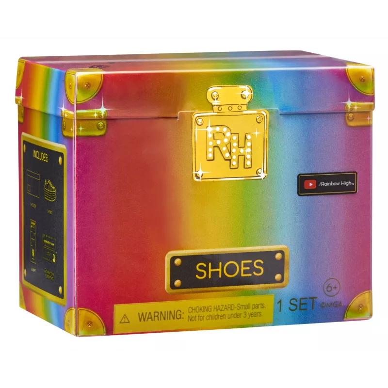 Rainbow High Akcesoria Studio Seria 1, Asortyment S w PDQ Buty dla lalek